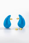 Big Size Water Drop Brass Earrings