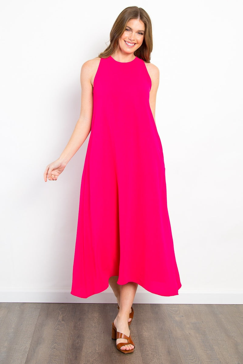 Be Stage Midi Tank Dress with Pockets