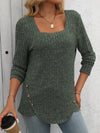 Square Neck Long Sleeve T-Shirt