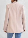 Shawl Collar Long Sleeve Blazer