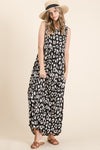 Vestido Maxi BOMBOM Leopard con Bolsillos