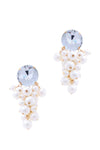 Multi Balls Wide Stone Stud Earring