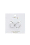 Sodajo Organic Shape 18k Gold Dipped Earring