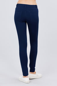 5-pockets Shape Skinny Ponte Mid-rise Pants