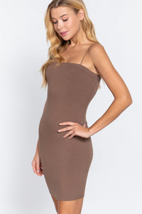 Cami Heavy Rib Mini Dress