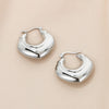 Stainless Steel Hinged Hoop Earrings